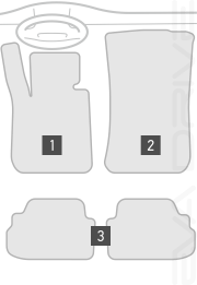Коврики Eva-Drive для автомобилей Series-1 1-Series (E82, купе), 2008-2014 